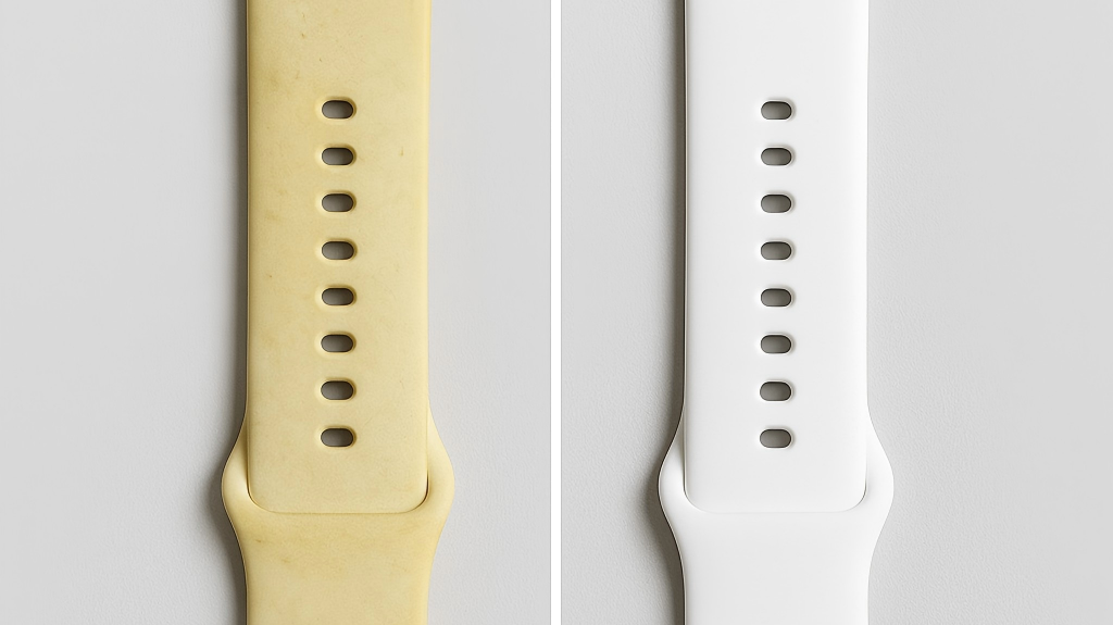 Is Your Silicone Watch Band Turning Yellow? Here's What to Do