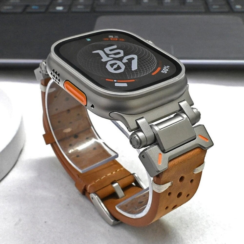 Loopifit Adventurer Leather Apple Watch Band for Ultra