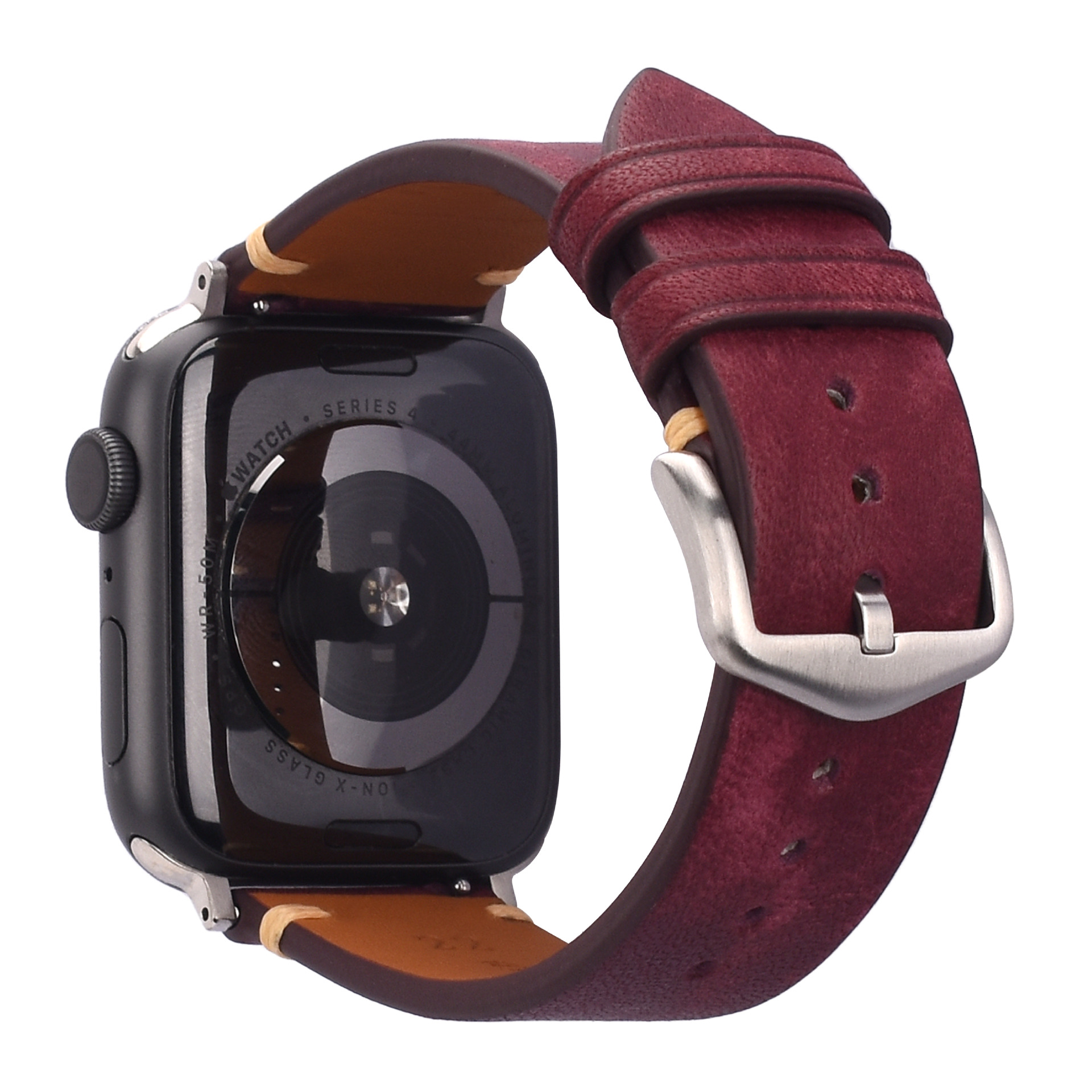 Loopifit Chic Leather Apple Watch Band Purple