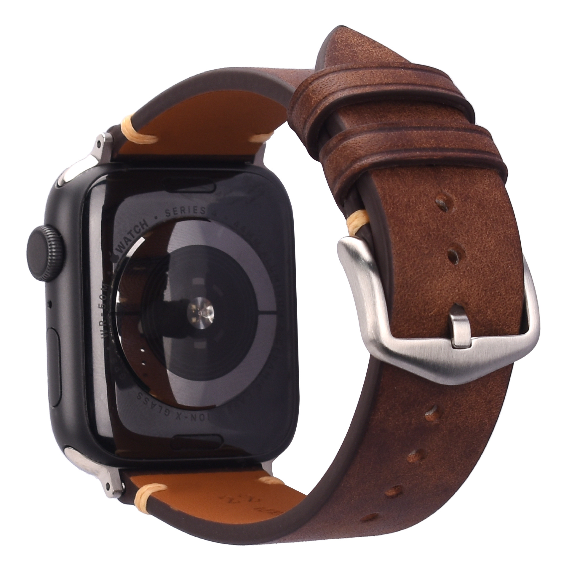 Loopifit Chic Leather Apple Watch Band brown
