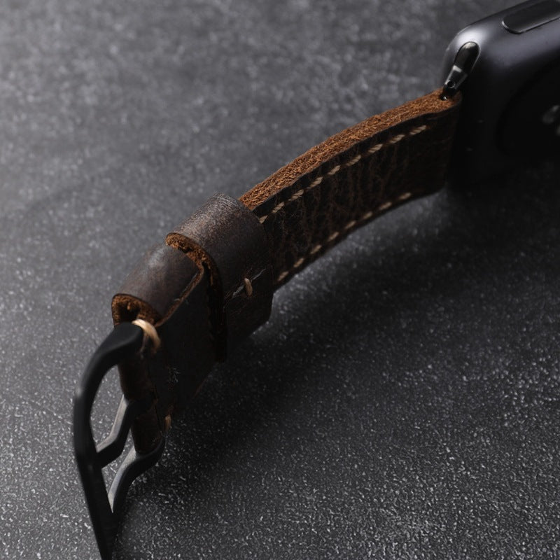 Loopifit Leather Apple Watch Band For Man
