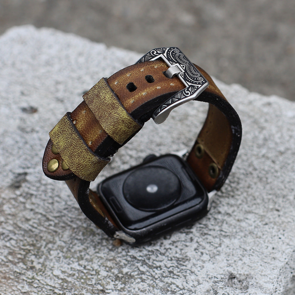 Cowboy Loop leather apple watch band