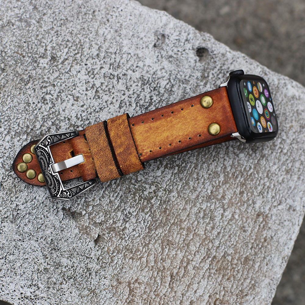 Cowboy leather apple watch band40mm
