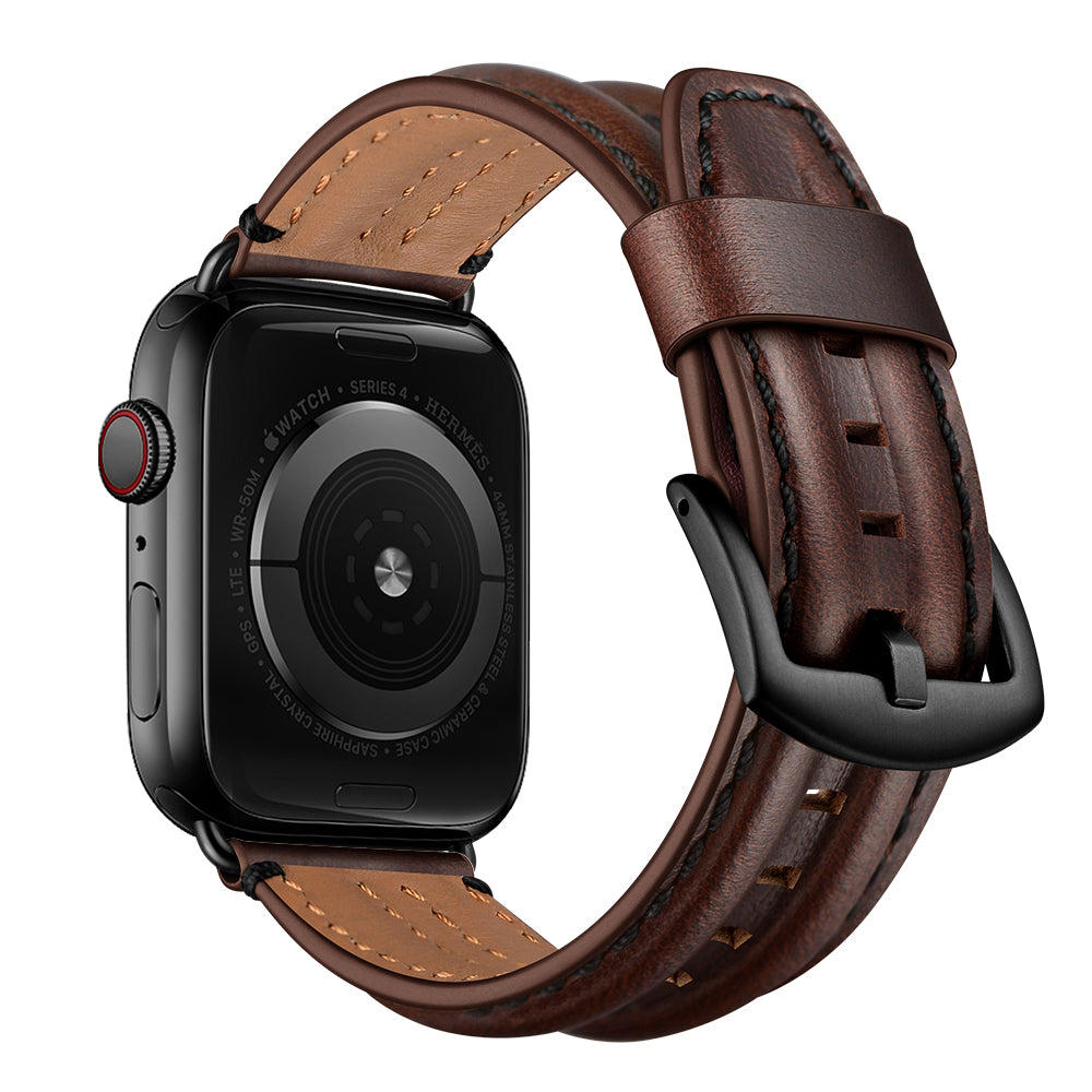 Double-Headed Snake Leather Apple Watch Loop