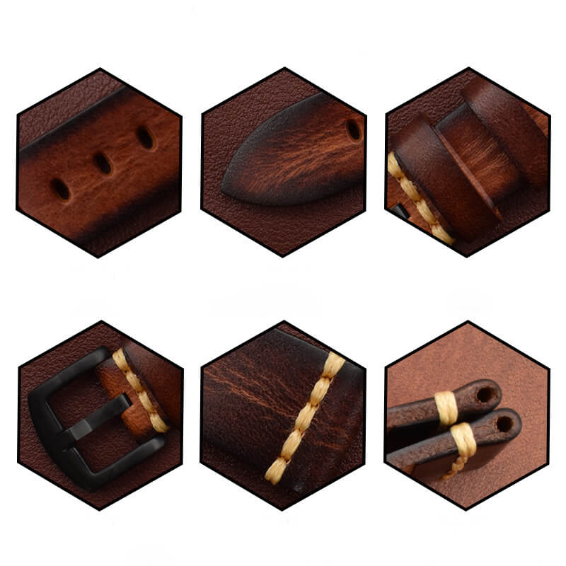 Loopifit Endurance Leather Apple Watch Bands detail