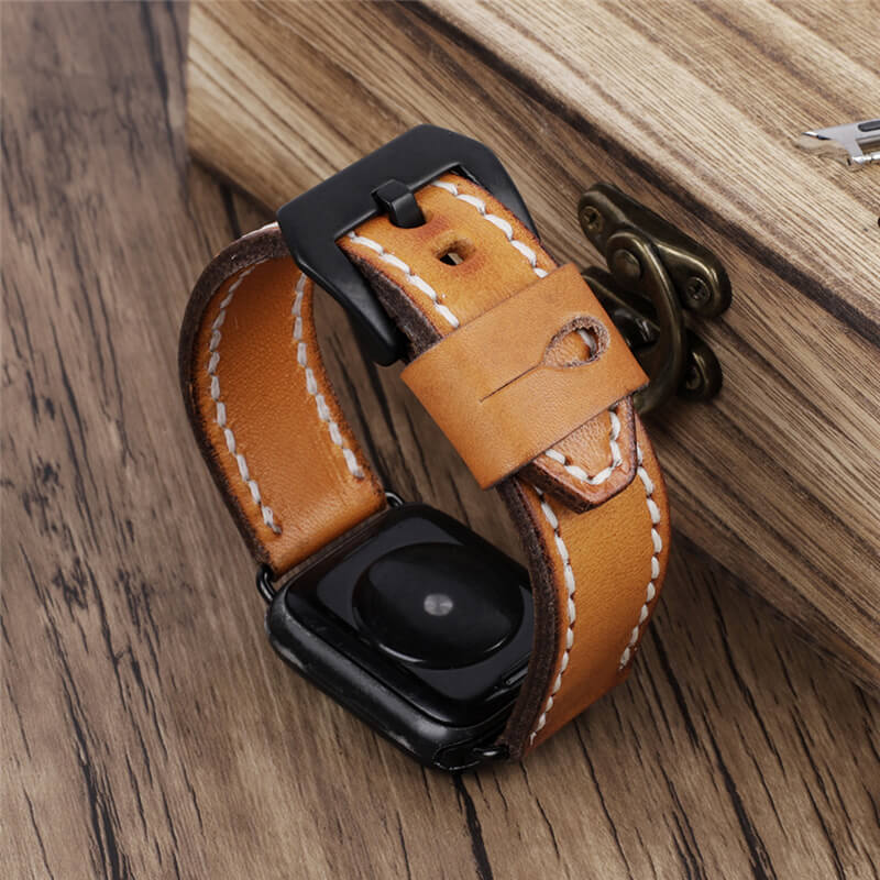 Loopifit Gentband iwatch leather bands brown