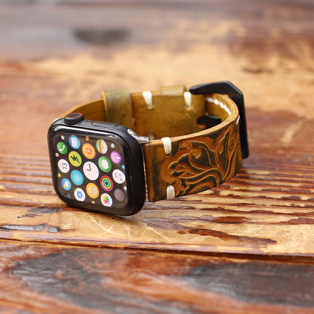 Loopifit Leather apple watch lucky band