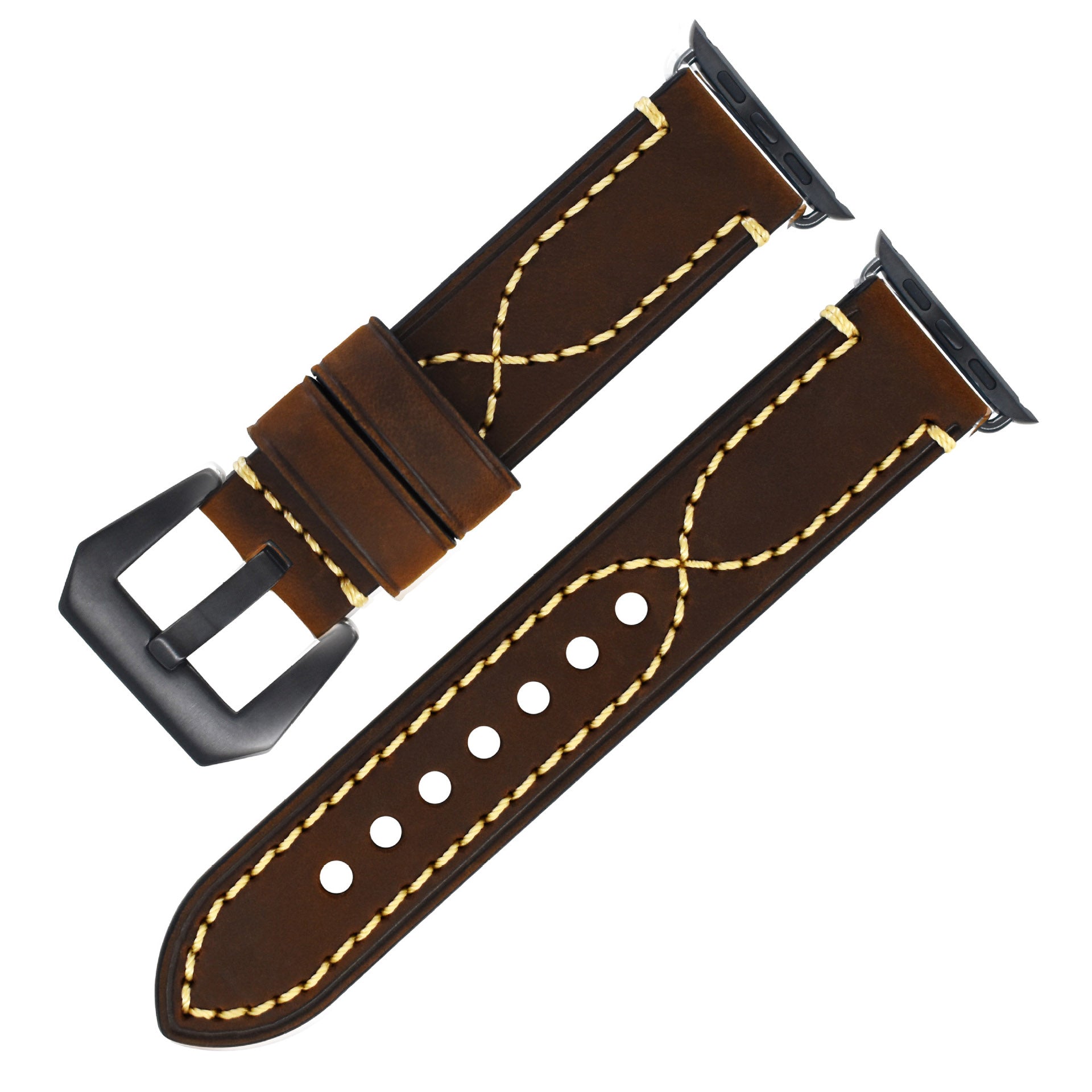 Loopifit Leather watch bands for apple watch coffee