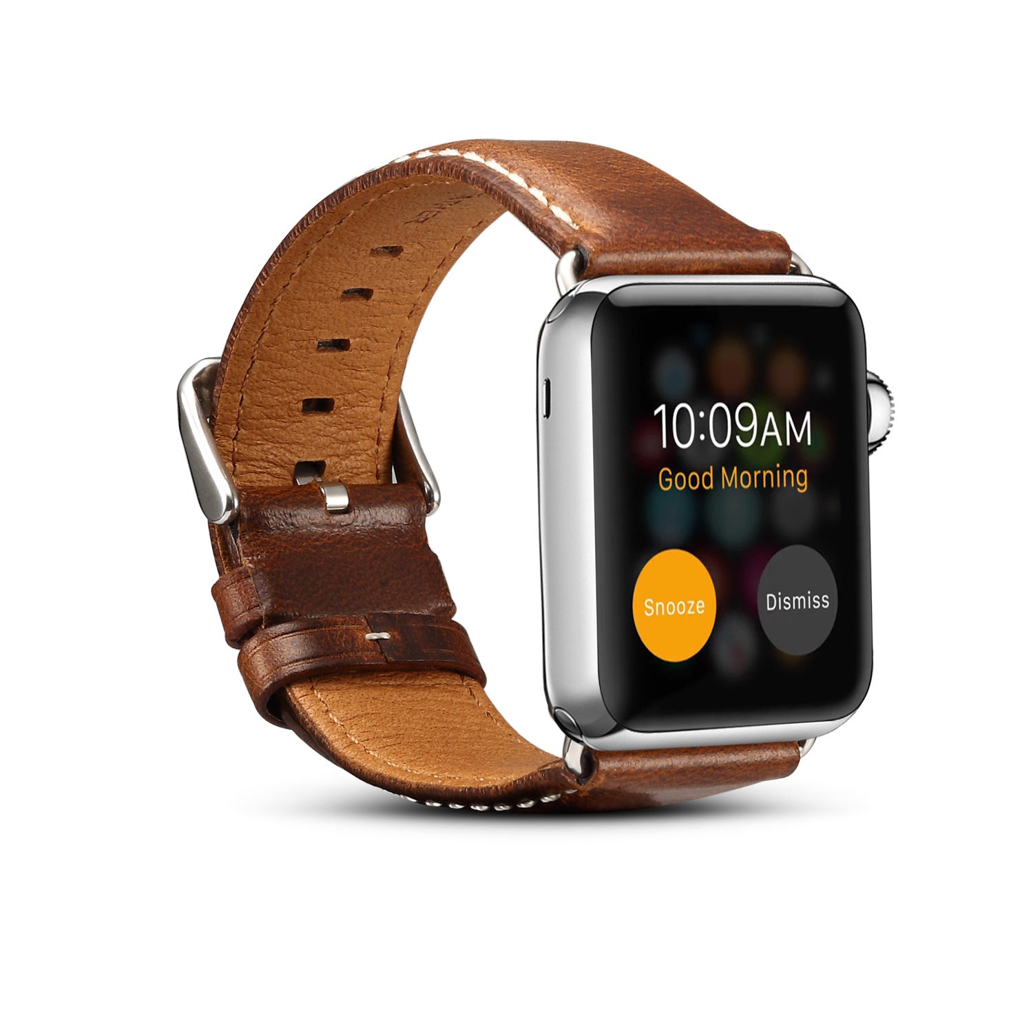 Loopifit brown leather apple watch band