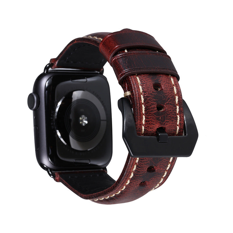 luxury Leather Apple Watch Bands 38/40 42/4442mm Apple Straps Series 3/4/5/6/7