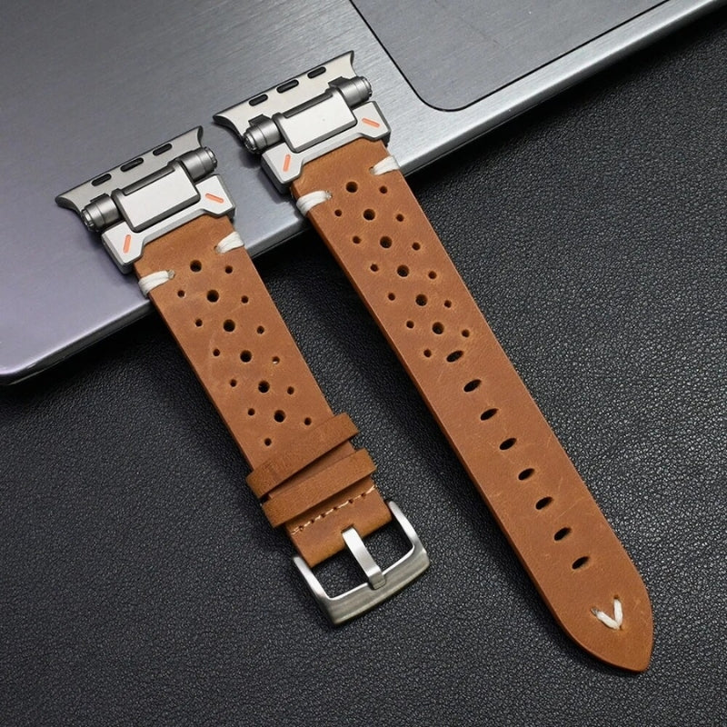  Loopifit Adventurer Loop Leather Apple Watch Band Brown