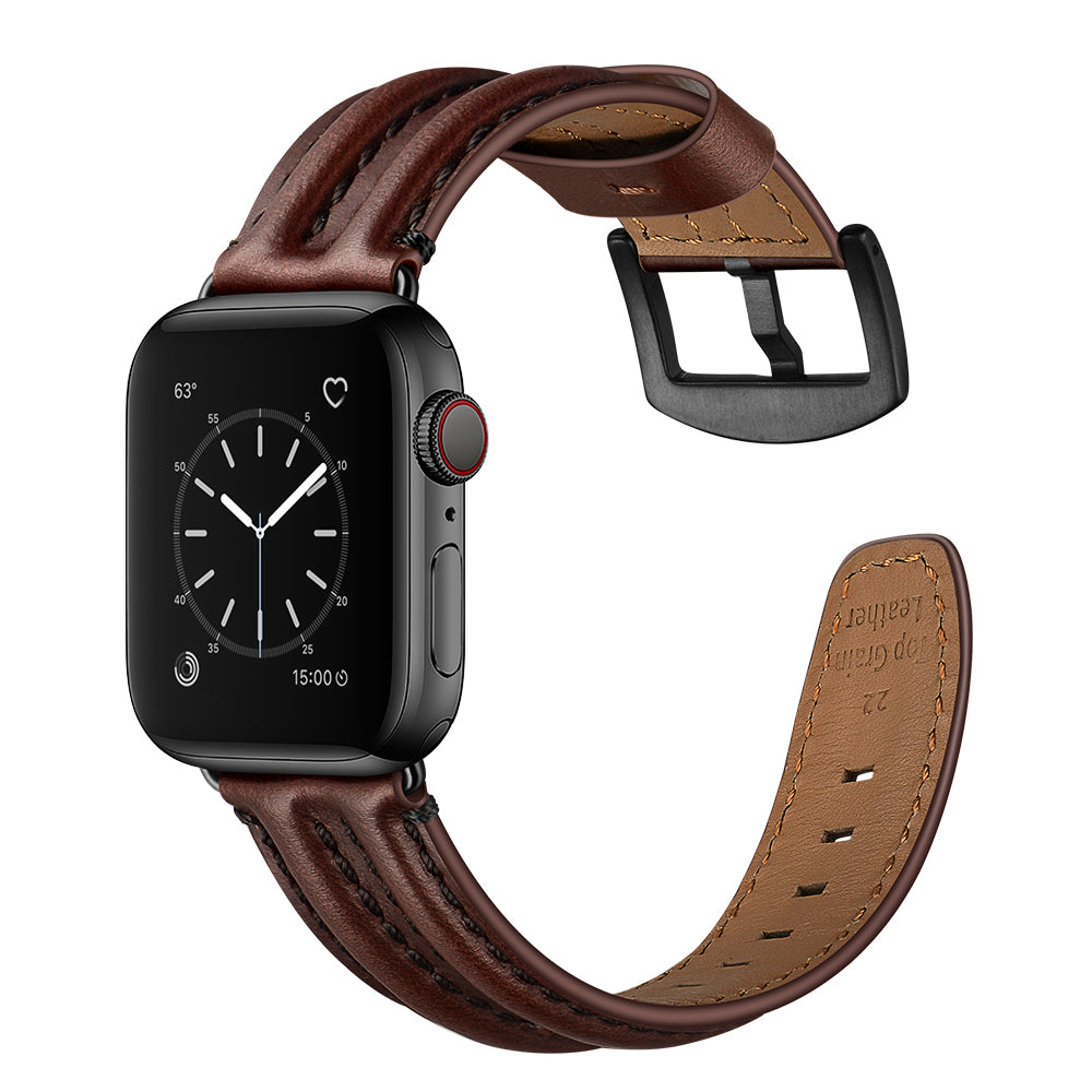Loopifit Double-Headed Snake Leather Apple Watch  Band