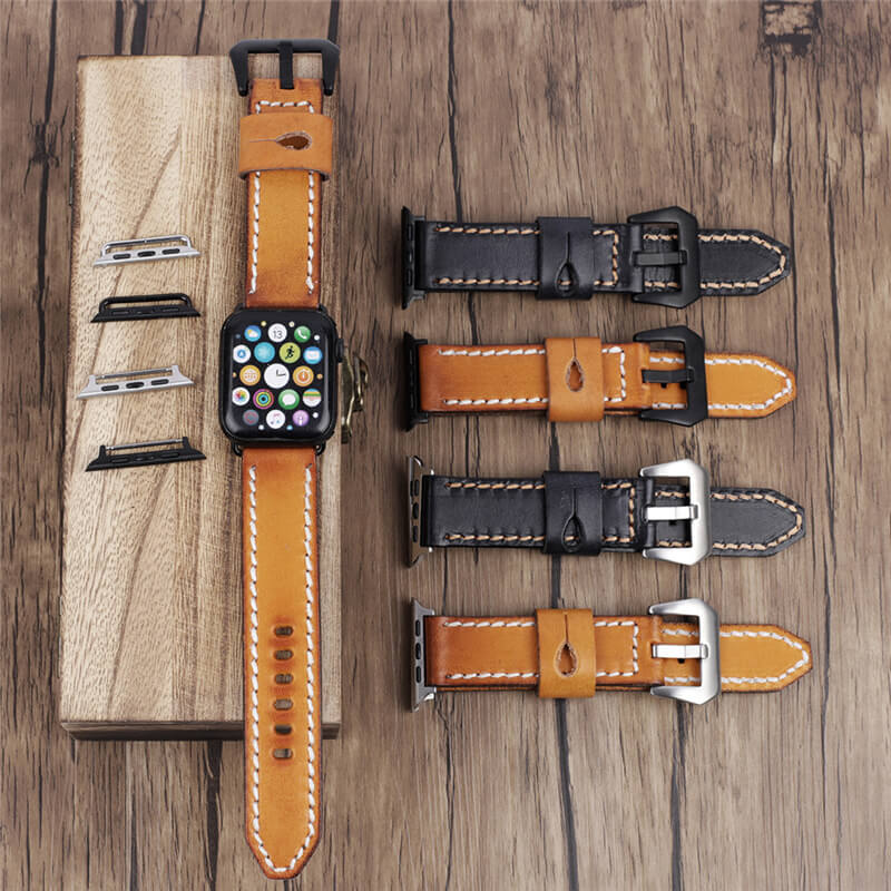  Lopoifit Horween Leather Apple Watch Band