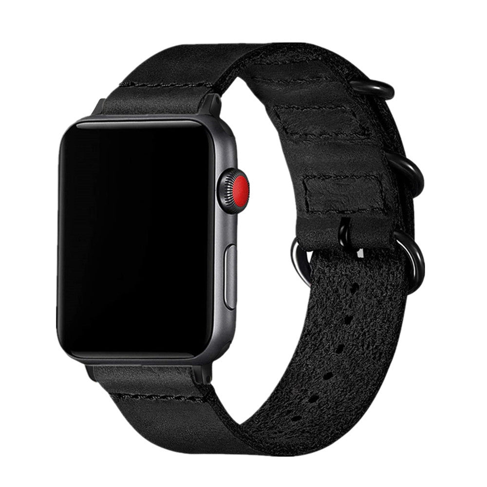  Horween Leather Strap Handmade 42mm/44mm/45mm iwatch Watch Band